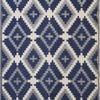 Eco-friendly Reversible Outdoor Plastic Mat-Chatai VWRC5-Blue-120x170cm