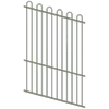 ProtectorAl 0350-1200W x 1800H Pale Eucalypt Loop Top Pool Fence Panel Raked Up to 15º