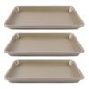 3PK Urban Kitchen Rose Gold Baking Tray Quality Kitchenware 32x22cm