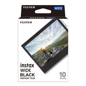 FUJIFILM INSTAX WIDE Black Film (10 Pack)