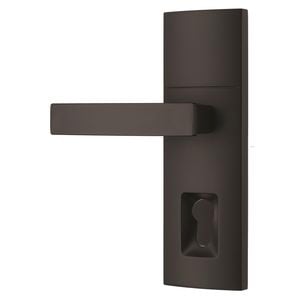Gainsborough Matt Black Contemporary Angular Trilock Dummy Trim Set