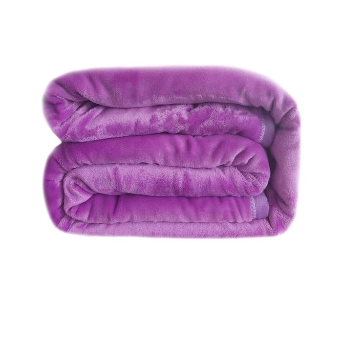 Bloomington 550GSM 2-Ply Mink Blanket Queen/King Lavender