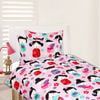 Happy Kids Glow in the Dark Quilt Cover Set China Doll Double