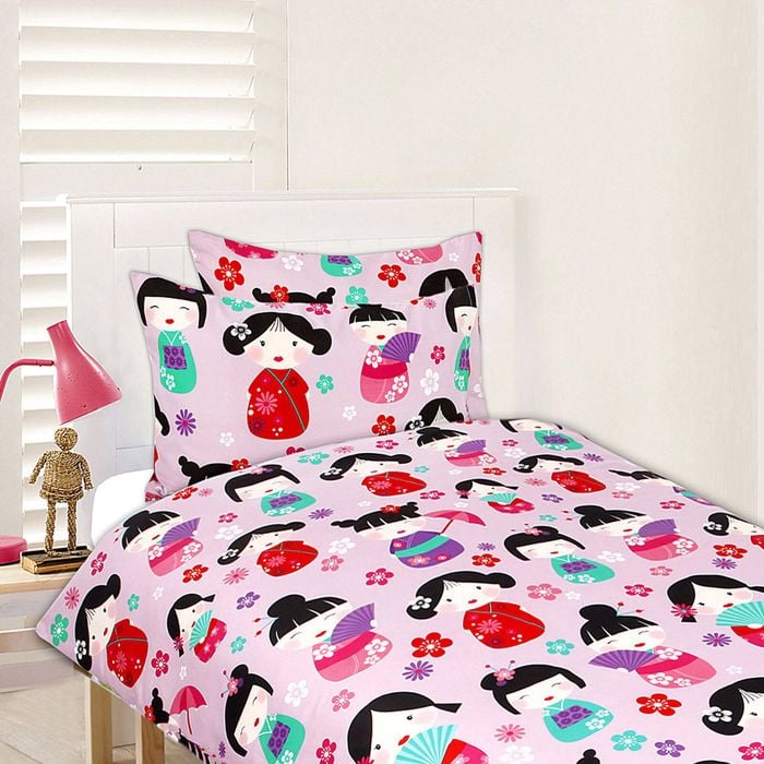 Happy Kids Glow in the Dark Quilt Cover Set China Doll Double