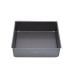 Mastercraft 30cm Heavy Loose Base Non-Stick Square Deep Cake Pan - Black
