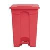 Jantex Kitchen Pedal Bin Hands-free Hygiene Waste Disposal Red 45ltr