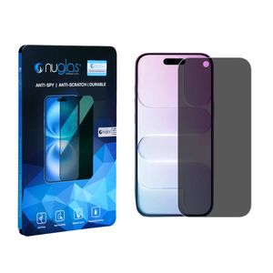 Nuglas 2.5D Privacy Anti-Spy Tempered Glass Screen Protector for iPhone 16 Pro