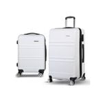 Wanderlite 28" 20" Luggage Set Suitcase TSA White