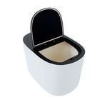 M-PETS 6kg Stoko Push Open Pet Food Container White
