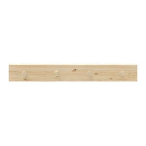 Mode Natural Pine Board 4 Hook Rack