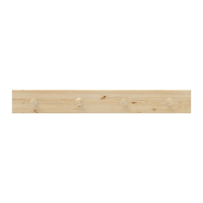 Mode Natural Pine Board 4 Hook Rack