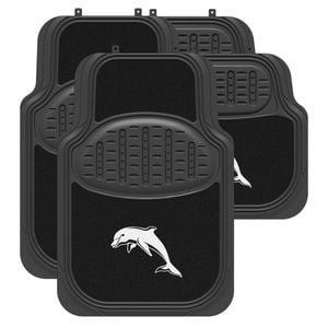 Redcliffe Dolphins Official Nrl Universal Rubber Car Floor Mats Carpet
