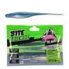5 Pack of 5 Inch Bite Science Jerk Minnow Soft Plastic Lures - Blue Shad