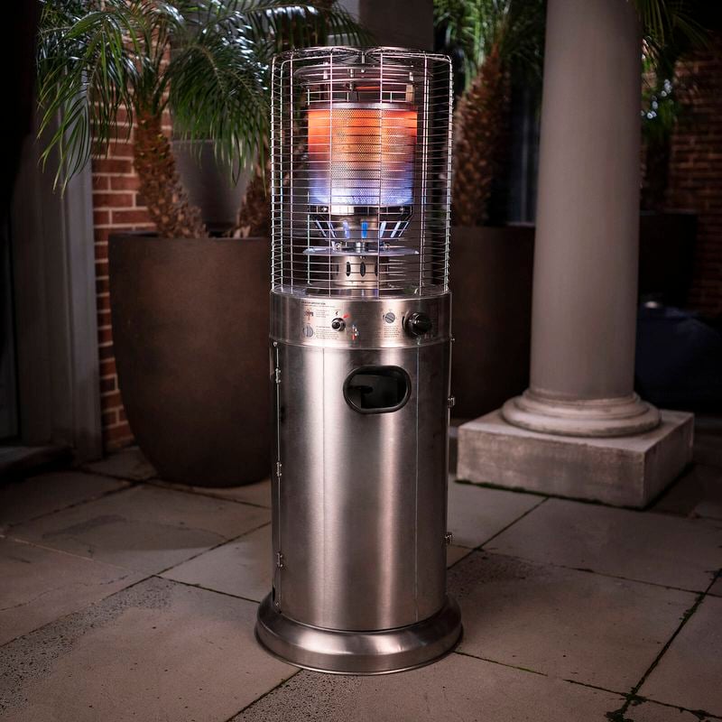 Mimosa Stainless Steel Outdoor Area Gas Heater