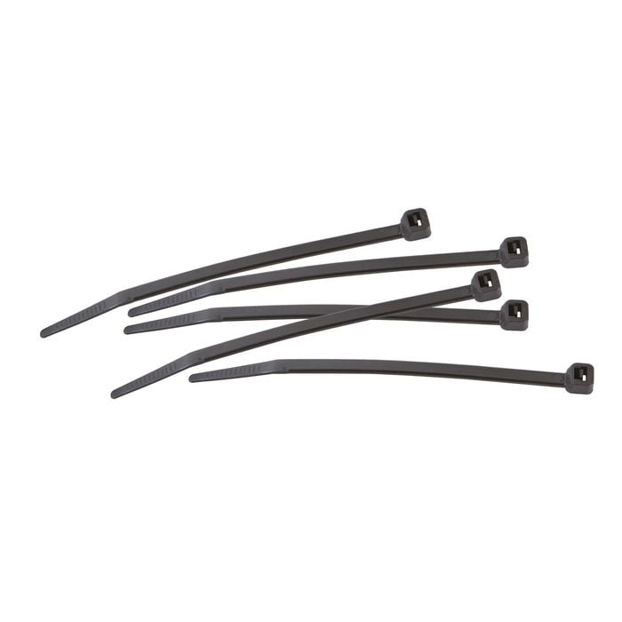 Crescent Black 150x3.6mm Cable Ties - 100 Pack