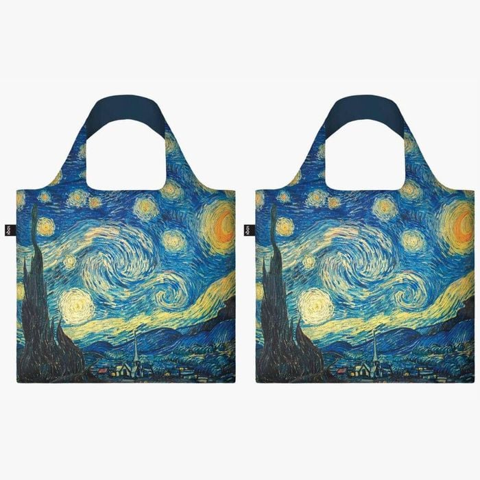 Loqi Museum Collection Vincent Van Gogh The Starry Night Bag - Set Of 2