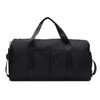 Catzon Gym Duffel Bag Dry Wet Separated Large Capacity-black(l)