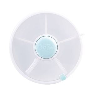 GoBe Original Round Snack Spinner Food Storage Container 16.5cm Blue 3y+