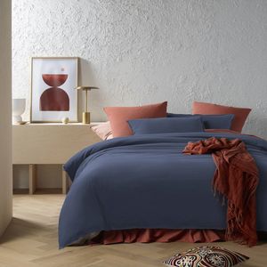 Accessorize Stone Washed Cotton Quilt Cover Set Denim - SB