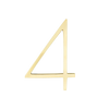 Sandleford 120mm Brass Toorak Number 4