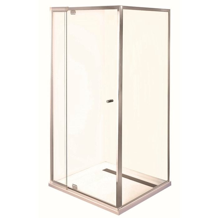 Rick McLean's 790 x 780 x 2000mm Smart Pivot Front and Return Shower Screen