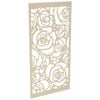 ProtectorAl 300-1200 x 1201-2400mm Paperbark Roses Unframed Solid Aluminium Decorative Panel 
