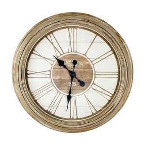 Maine & Crawford Caesar 56cm Plastic Analogue Wall Clock Decor Antique Brown