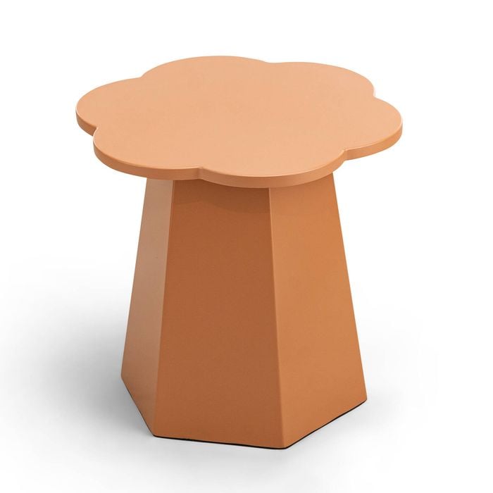 Essie Scallop Copper Clay Side Table