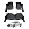 AUSGO 7D Car Floor Mats for Toyota Corolla Sedan 2013-2019 All-Weather Floor Liners