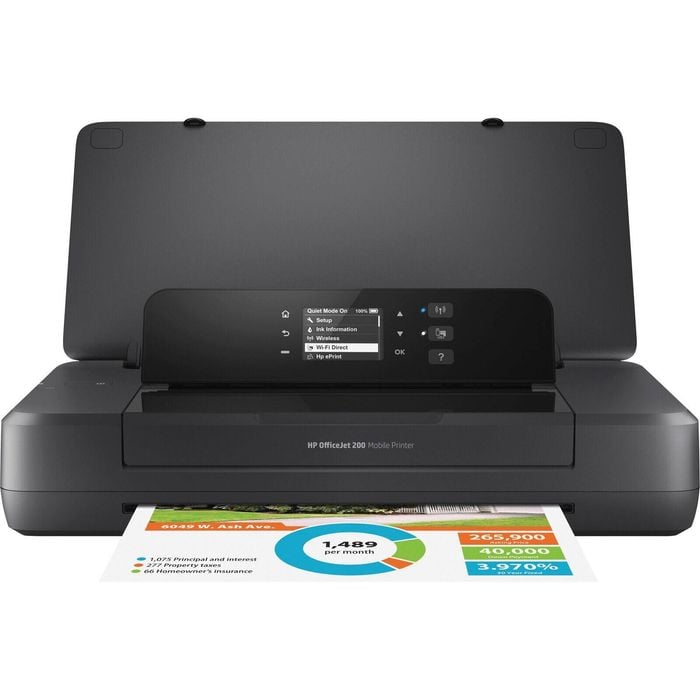 HP Officejet 200 Portable Printer - Colour, 20 ppm - 4800x1200 dpi