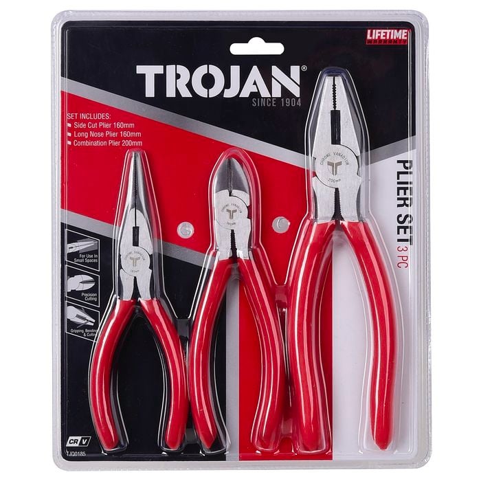 Trojan 3 Piece Plier Set