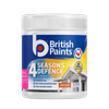 British Paints 4 Seasons Defence 500ml Extra Bright Low Sheen Exterior Paint