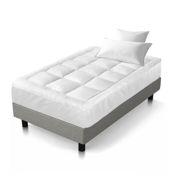 Giselle 5cm Bamboo Pillowtop Topper 1000gsm Single