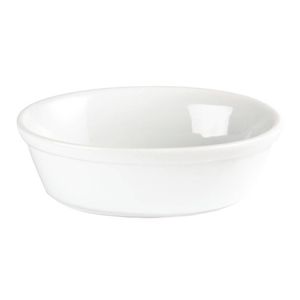 Olympia Pie Dishes Whiteware Oval 6 Pack 154 X 110mm Ceramic Kitchenware Baking