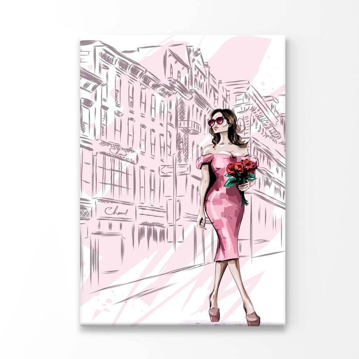 Elegant Fashion Store Art Print 100% Australian Made 90x120cm (Stretched Canvas)