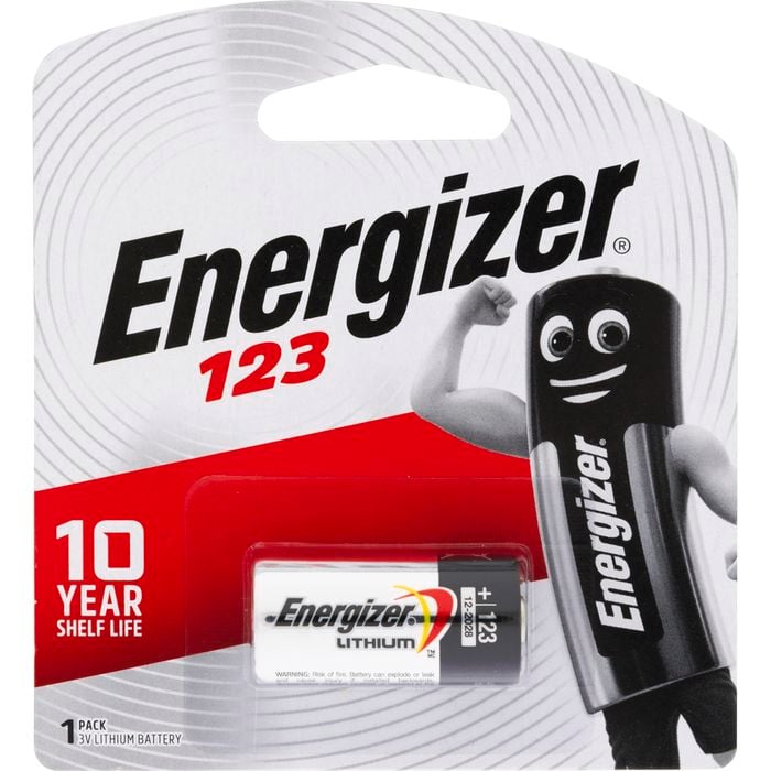 Energizer 123 3V CR123 Battery - 1 Pack