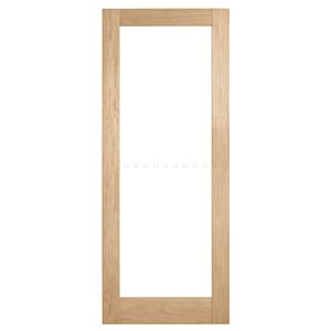 Corinthian 2340 x 720 x 35mm Internal Door White Oak Moda Clear Glass AMODG1