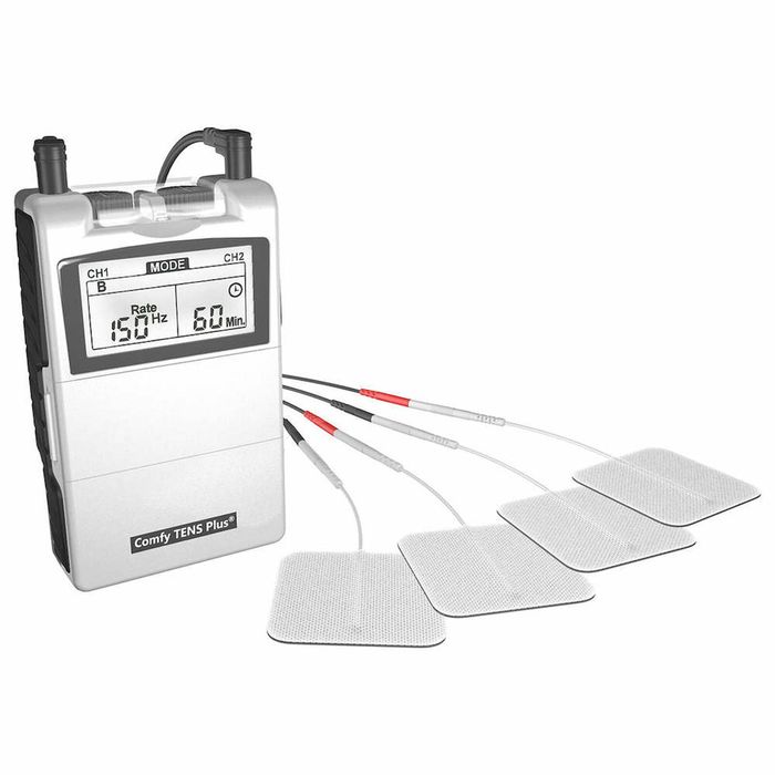 Dual Channel Digital TENS Machine with Memory Function - 12 Preset Programs for Pain Relief - Large LCD, Easy Operation