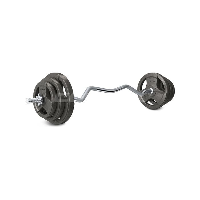 CORTEX 40kg Curl Bar Standard Weight Set 25mm