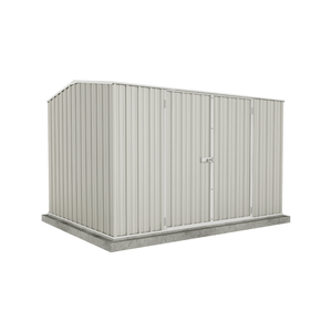 Absco Sheds 3.0 x 2.26 x 2.0m Surfmist Premier Double Door Garden Shed
