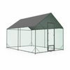 P&P Green XL Outdoor Chicken Coop With Secure Lock, UV Protection And Durable Roof Cover