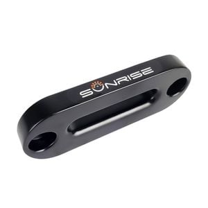 Sunrise Winch Aluminium Fairlead Black 250mm Synthetic Rope Compatible - Ewfb3k