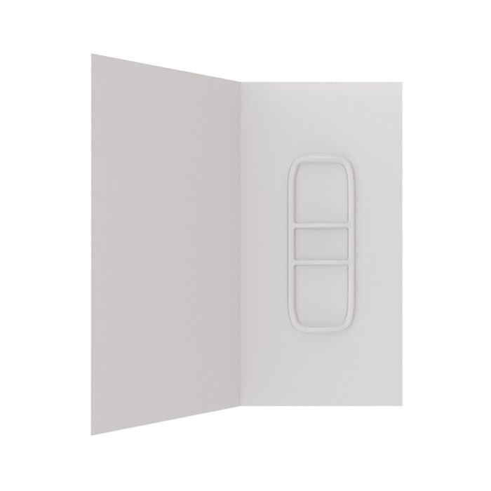 Stein 1000 x 1000 x 1830mm White 2-Sided Side Moulded Wall Shower Liner 