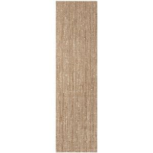 The Rug Connection Jasmin Hunter Ivory 400x80cm - Large Runner Hand Loomed Jute Indoor Rug