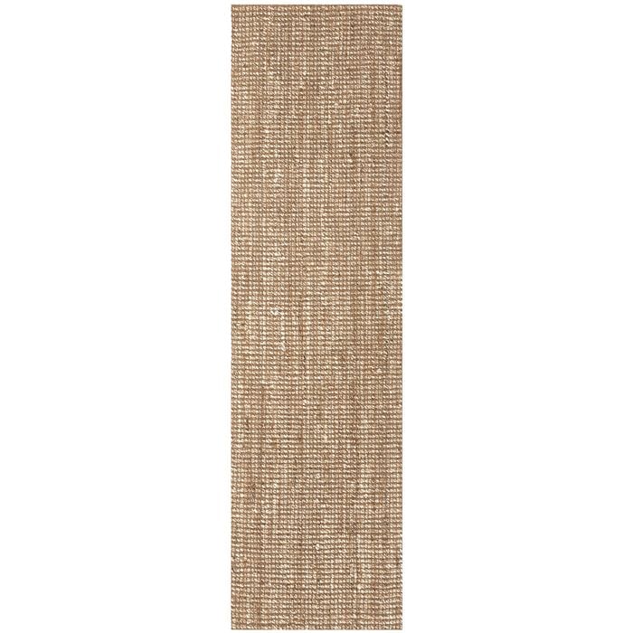 The Rug Connection Jasmin Hunter Ivory 400x80cm - Large Runner Hand Loomed Jute Indoor Rug