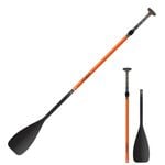 Paddle Stand Up Paddle 500 Collapsible Adjustable Carbon Shaft 170-210 Cm - L - Orange