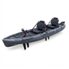 OUTDOOR360 Tandem 3pc Modular Fin Drive Pedal Fishing Kayak 4.1m - Grey