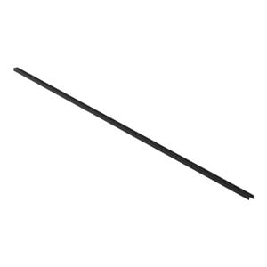 Flexi Storage Home Solutions Basic Shelving 1500mm Black Single Slot Wall Strip