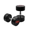 2 Pack of 30kg - Total 60kg Rubber Coated Dumbbell Hand Weight - Rubber Dumbbell