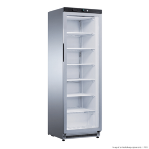 Fed-X Stainless Steel Upright Static Display Freezer 